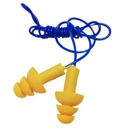 PROTETOR AURICULAR PLUG AMARELO COM POLIMERO  - Foto 2