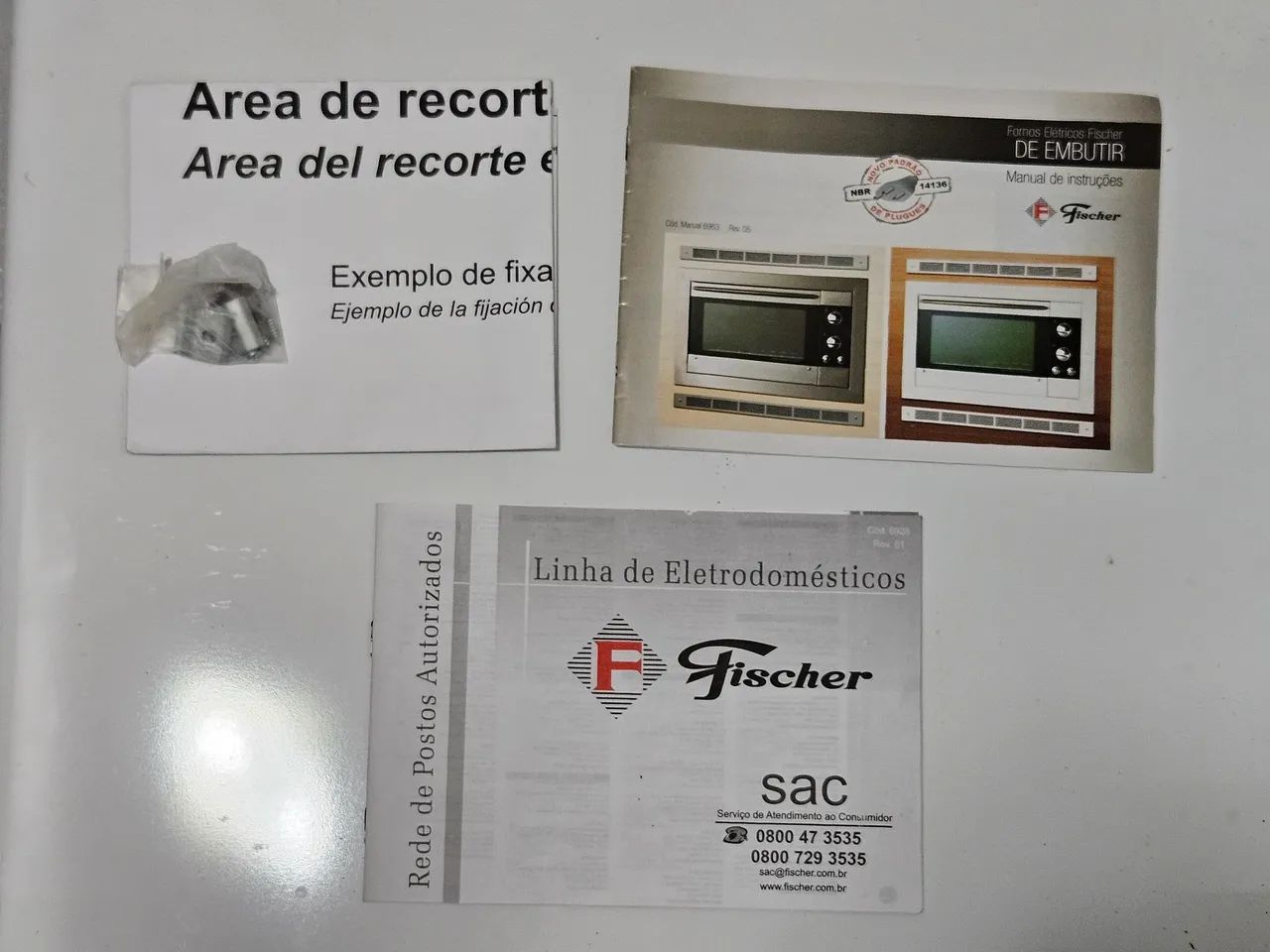 Forno Elétrico Fischer inox de embutir - 127V Novo - Foto 3