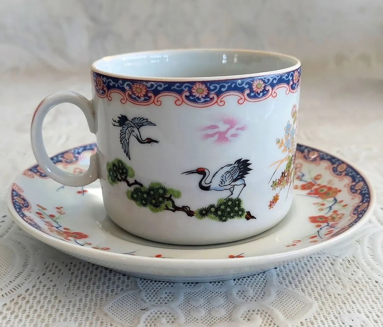 4 Xícaras Para Chá Em Porcelana Oriental - Foto 4