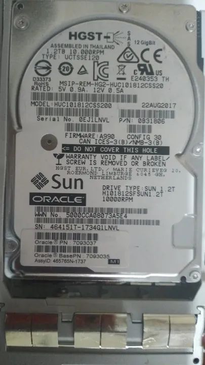 Hd Hgst Ultrastar 1.2tb 10k Sas 