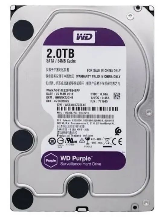 HDDS WD Purple 2tb 