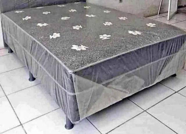 Cama box de casal de espuma de 5 cm - Foto 4