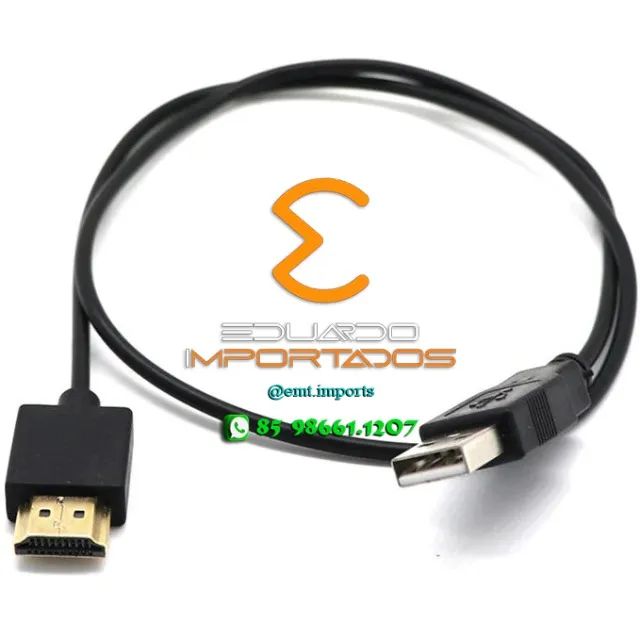 Cabo HDMI para USB 2.0 1,5 Metros - Foto 2