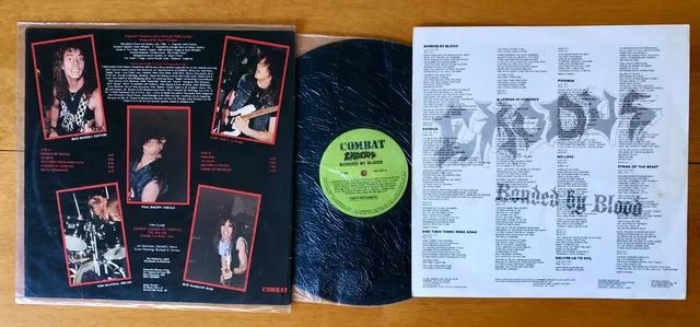 LP Vinil - Exodus - Bonded By Blood - de época - 1986 - Foto 2