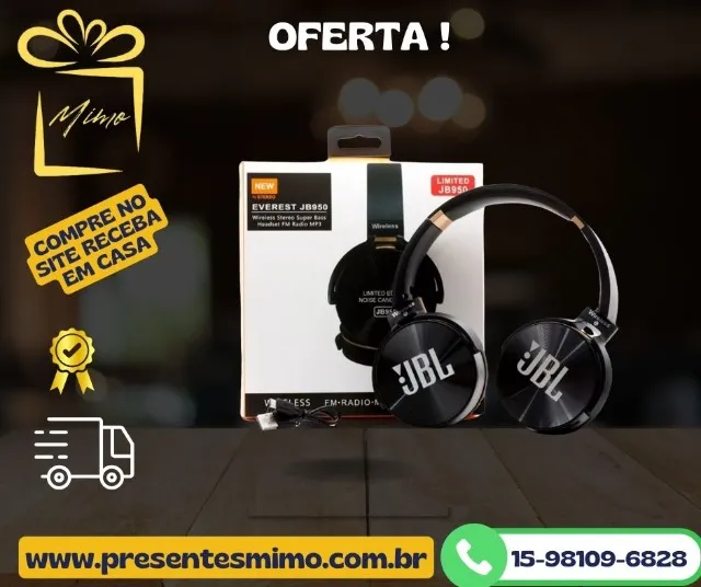 Fone de Ouvido WirelessEverest JB950 - novo