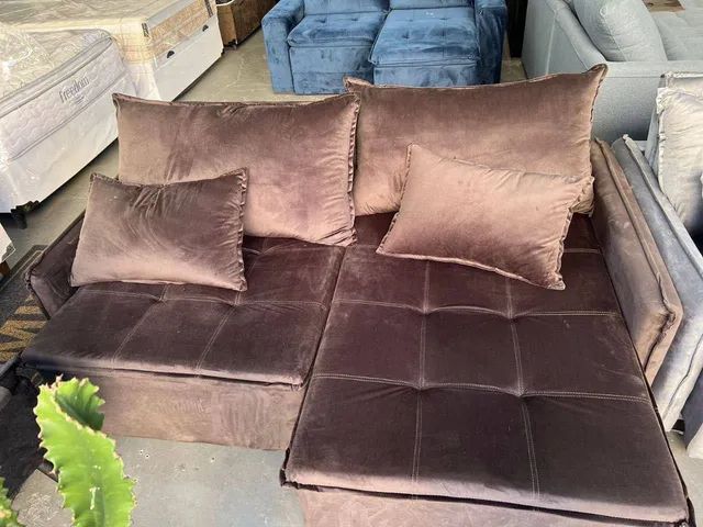 Sofá Roma Sem Caixa Com Pillow Top<br>1.60mt Variedades de cores