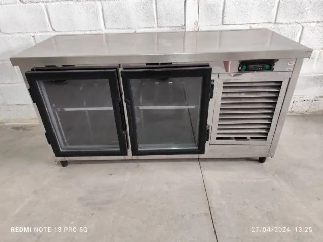 Balcão Refrigerado em Inox com 2 portas de vidro  - Foto 2