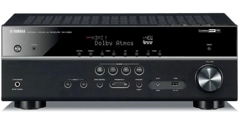 Yamaha Rx-v583 | Receiver 7.2-canais Com Zona 2 E Wifi - Aparelhos