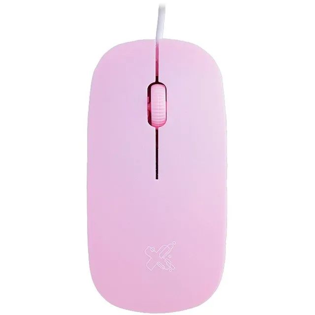 Mouse Óptico USB 1200 dpi Surface Rosa USB 2.0 - Maxprint - Foto 4