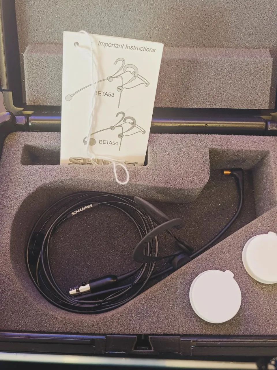 Microfone Headset SHURE BETA 54 - Profissional Direcional Supercardioide, Alta Qualidade  - Foto 5