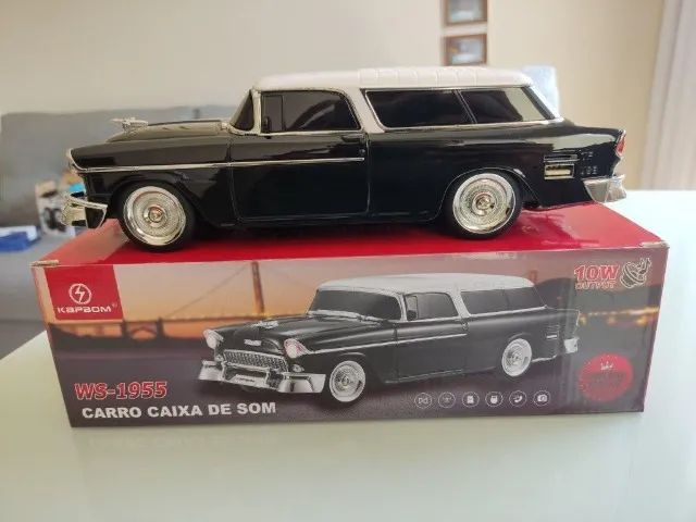 Caixa de Som Carro Clássico - Bluetooth Usb Rádio Fm - Foto 4