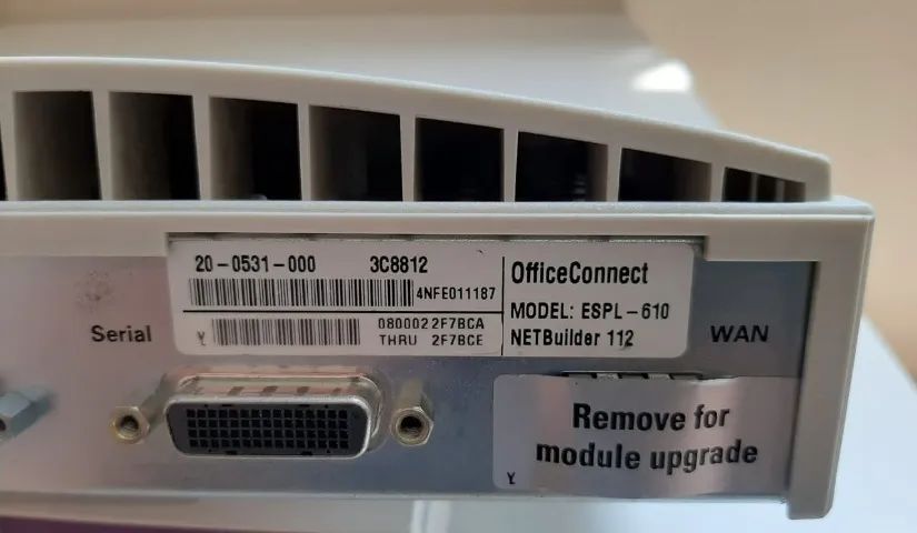 Modem 3 Com Office Connect Espl 610 Netbuilder 112 - Usado - Foto 5