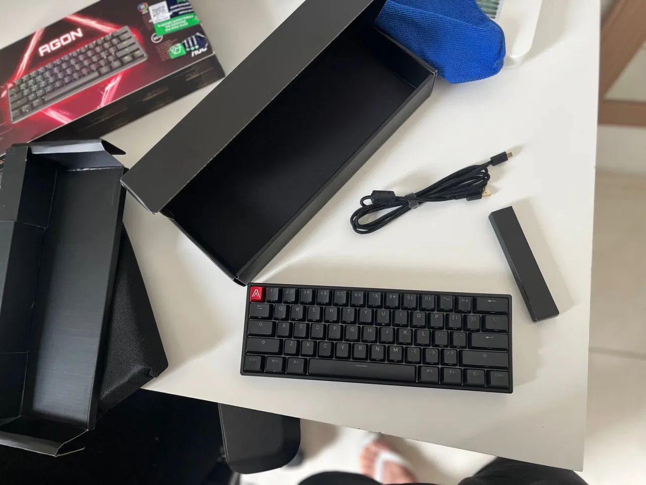 Teclado Mecânico Gamer AGON AGK600 60% RGB - Foto 4