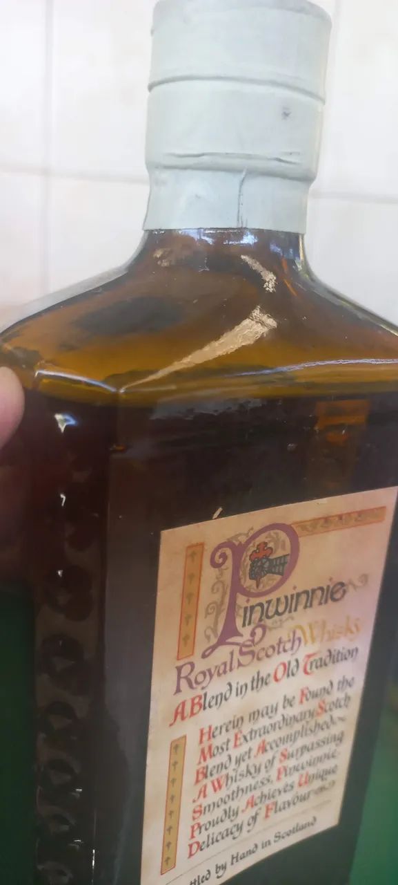 Raro Whisky Pinwinnie Royale Scotch Whisky 750ml, Bom Estado - Foto 5