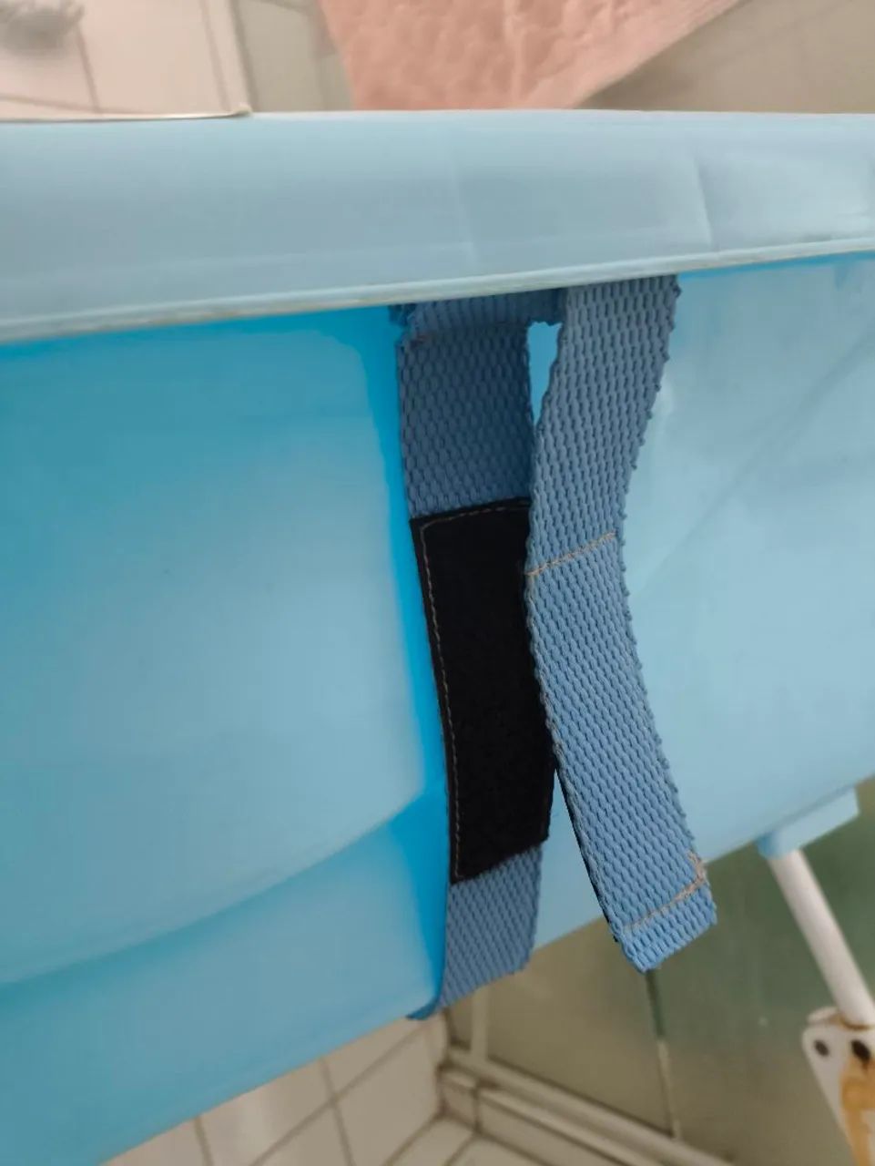 Banheira Ergonomica com Suporte, Tutti Baby, Azul<br> - Foto 6