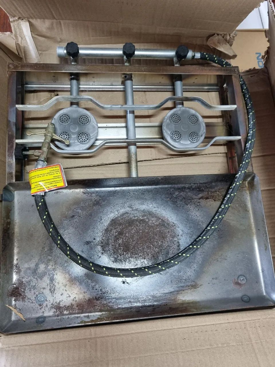 Fogareiro a gás com chapa - Foto 3