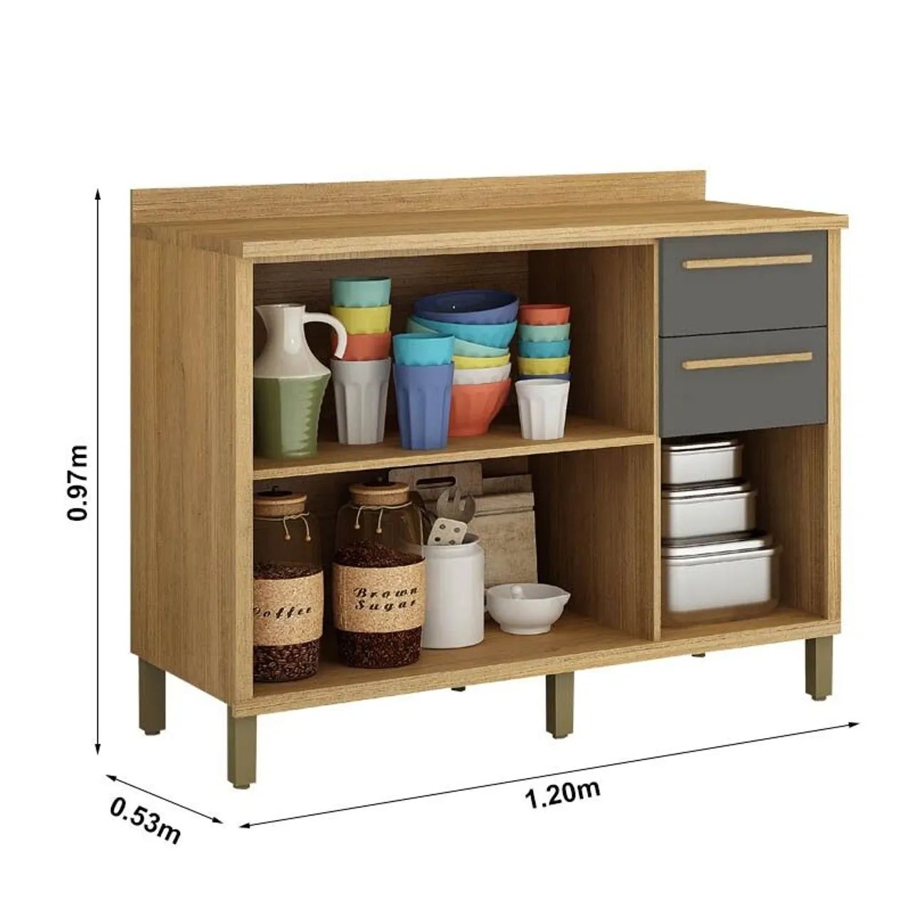 Armário moderno com design elegante - Foto 3