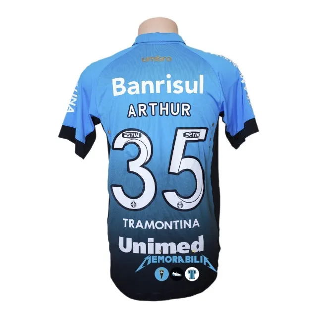 Camisa Grêmio 2015 de jogo Arthur #35