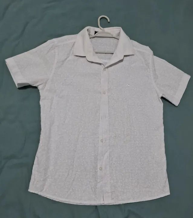 Camisa social branca tam 14 - Foto 3