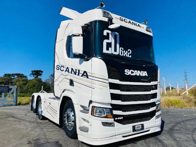 Scania R450 6x2 Highline Ano 20 Euro 5 Farol de teto,  Rodas de alumínio ar condicionado  - Foto 5