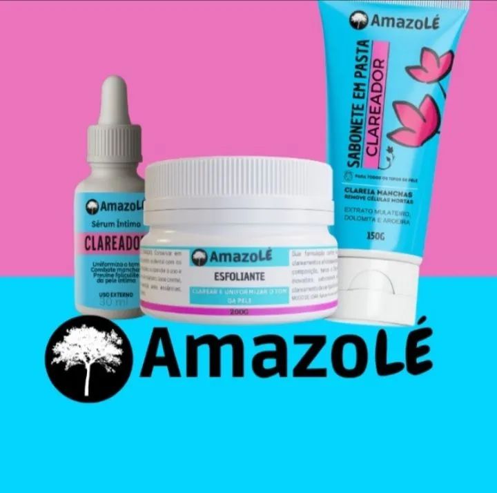 Kit Clareador Amazolé: Para uma pele radiante e uniforme!