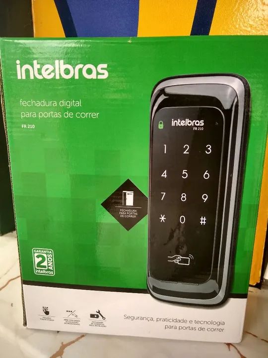Fechadura Digital Intelbras FR 210 para Portas de Correr
