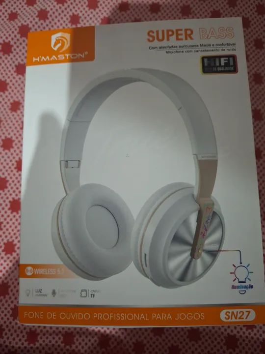 FONE H'MASTON NOVO E PRETO - Foto 3