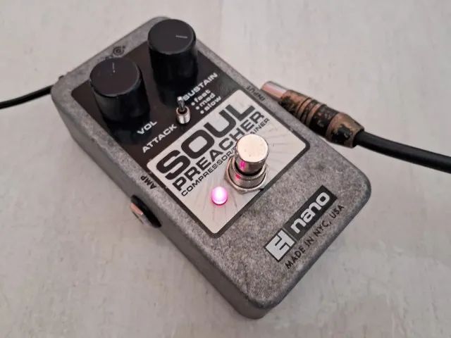 Pedal Electro Harmonix Soul Preacher Compressor - Instrumentos