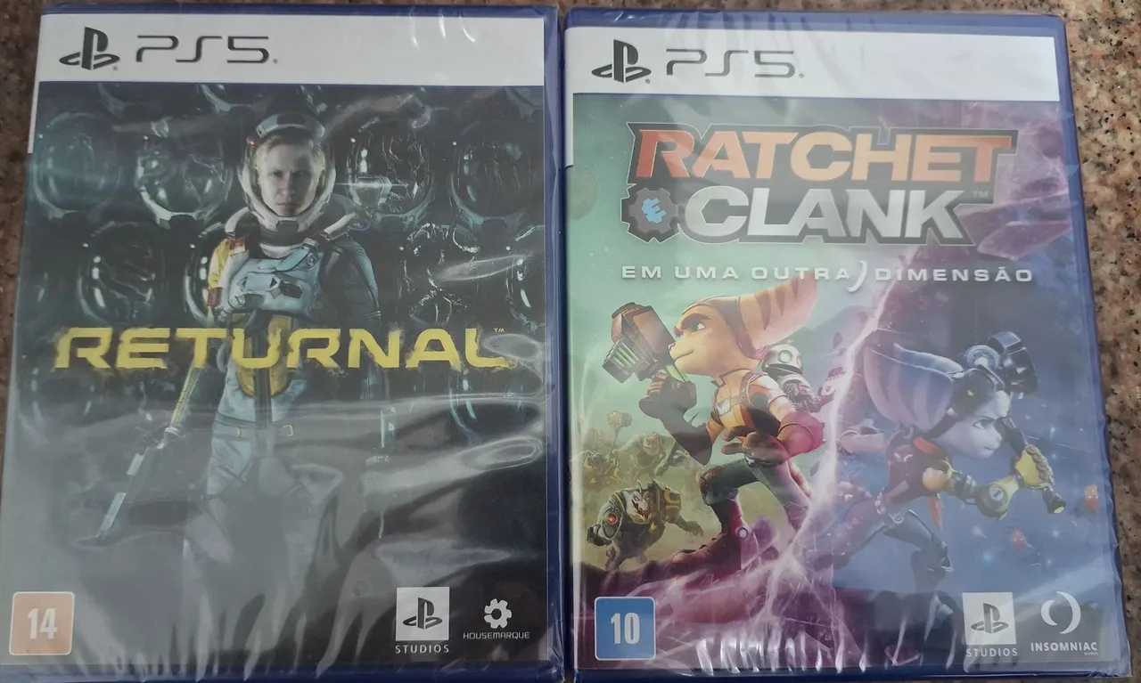 Returnal e Ratchet & Clank PS5 Lacrados