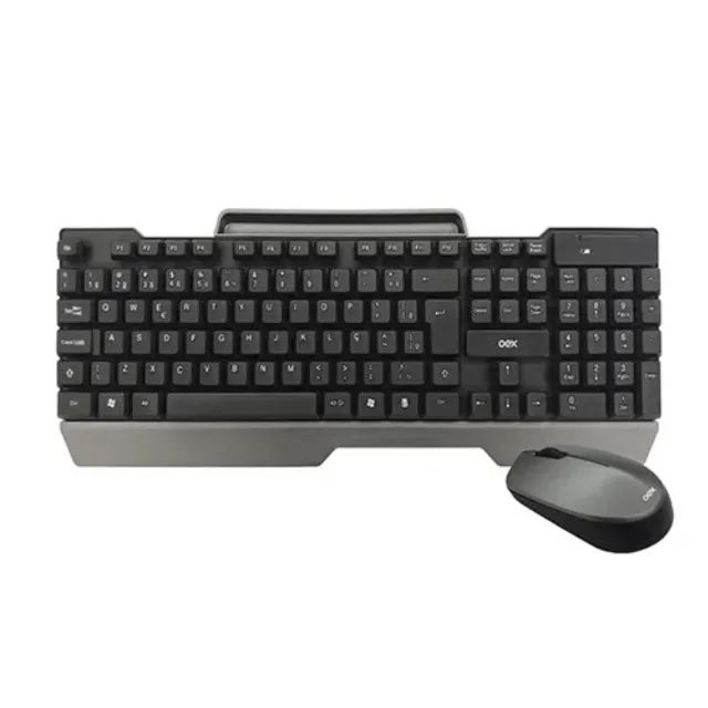 Combo Teclado + Mouse Wireless TM406 Office Preta - Oex   cod: 1656