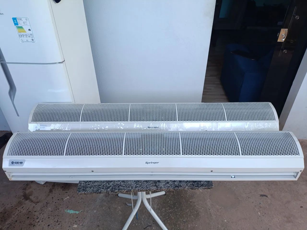 Cortina de ar condicionado um metro e meio 850 reais lavada revisada e com garantia - Foto 2