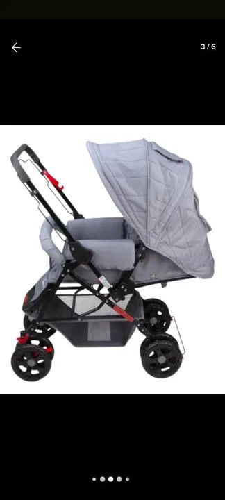 Carrinho de Bebê com Capota - semi novo