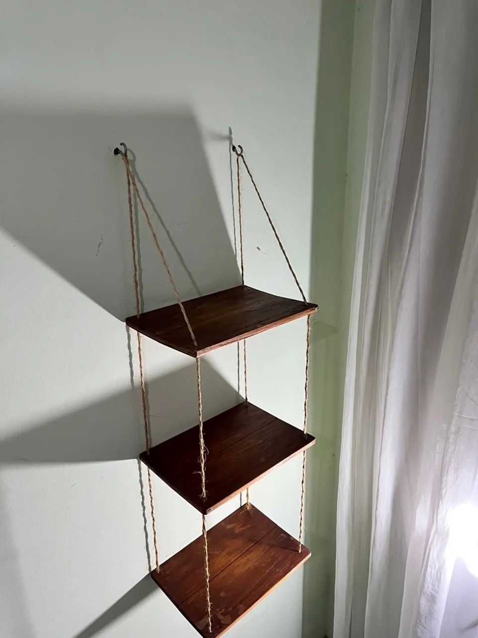 Prateleira Suspensa em sisal - Foto 2