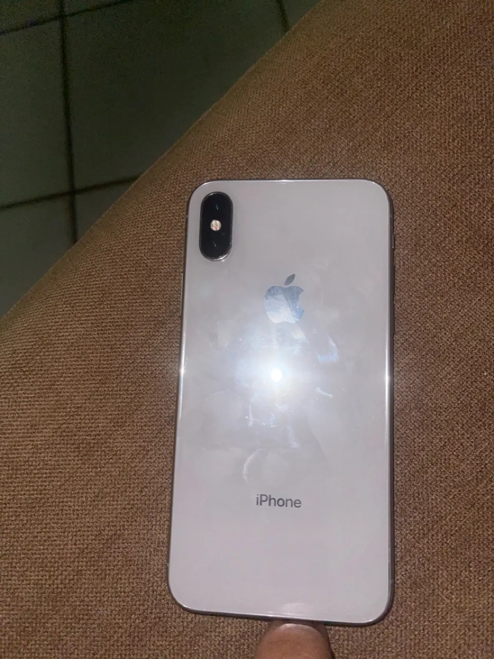 iPhone x 256gb branco novíssimo . Sem marcas de uso