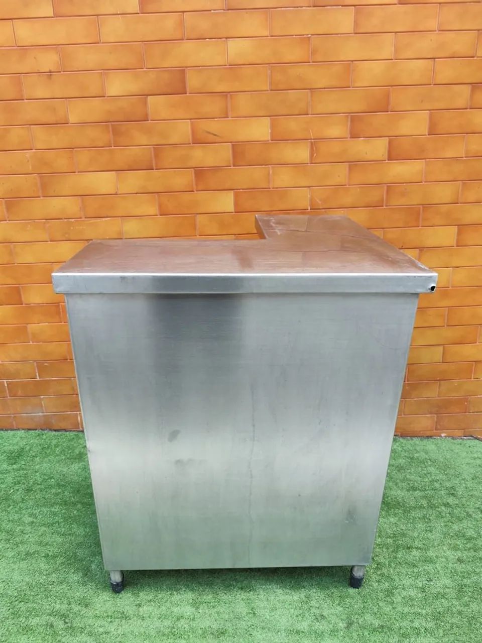 Mesa balcão em Aço Inox