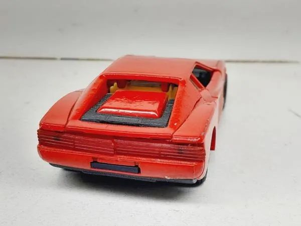 Miniatura Ferrari Testarossa Sunnyside 1:38 #1Vermelho - Hobbies e