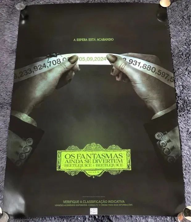 Poster - Os Fantasmas Ainda se Divertem - Beetlejuice - 2024