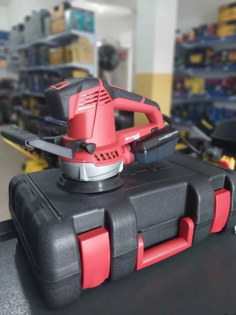 Lixadeira Roto Orbital Te-Rs40E 400w Einhell - (Nova) - Foto 3