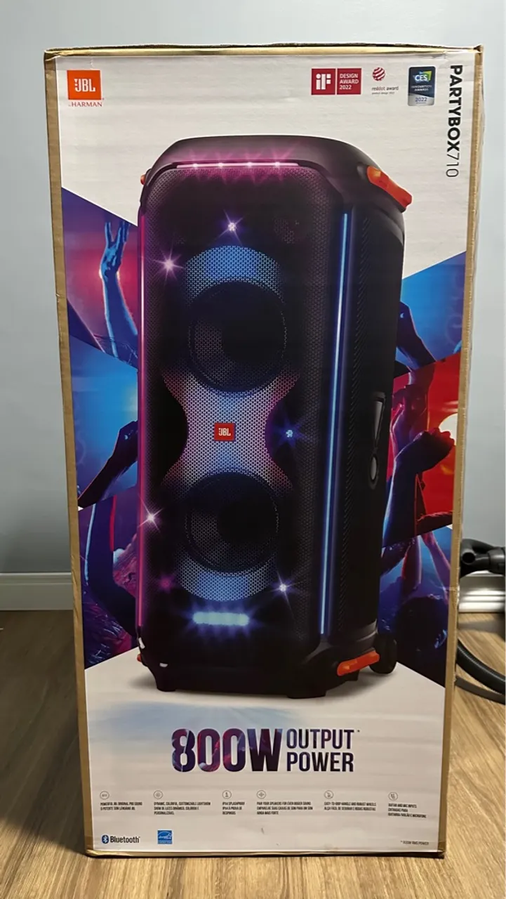 JBL PartyBox 710 - Som Potente e Imersivo