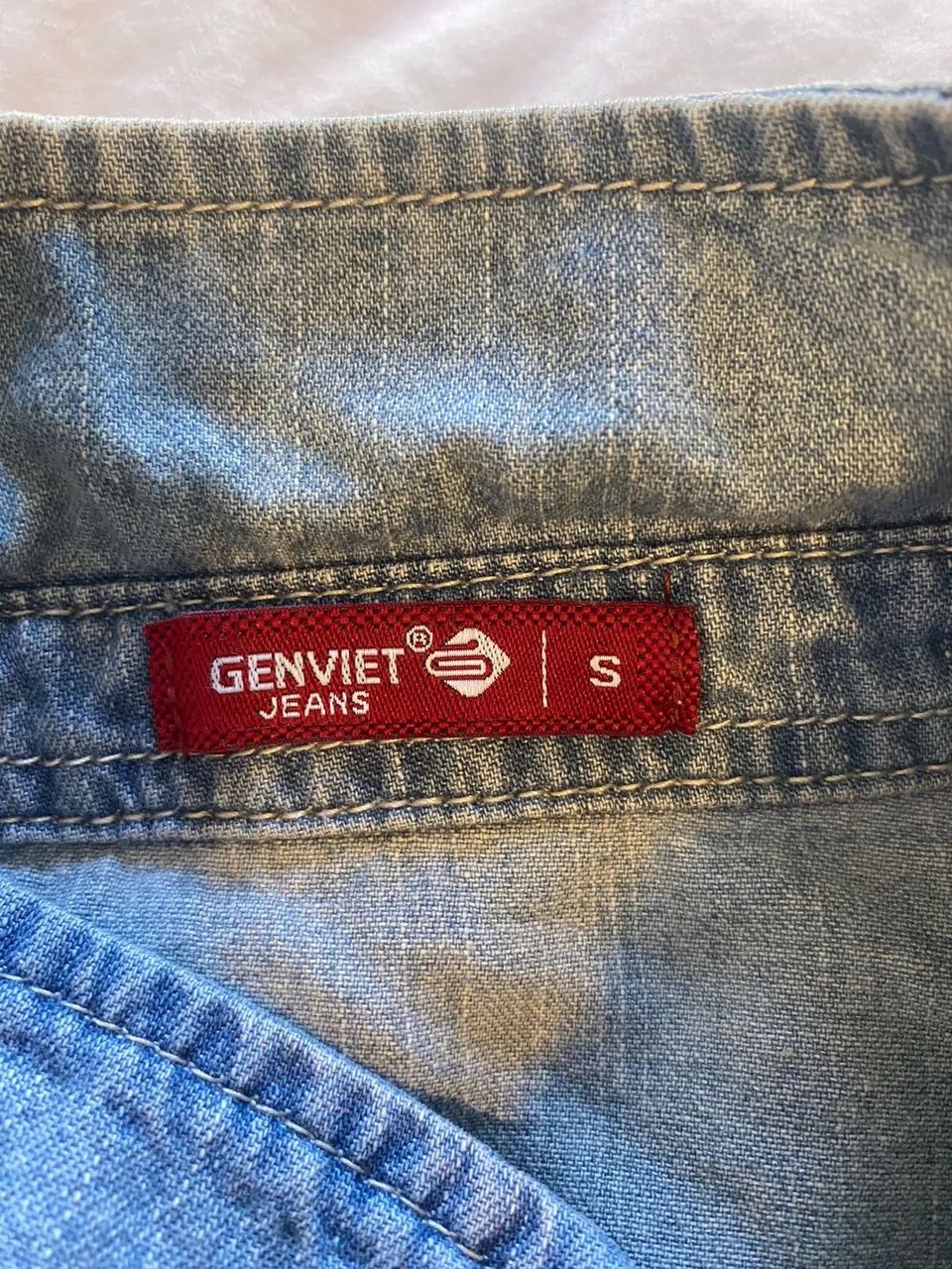 Camisa jeans kids small