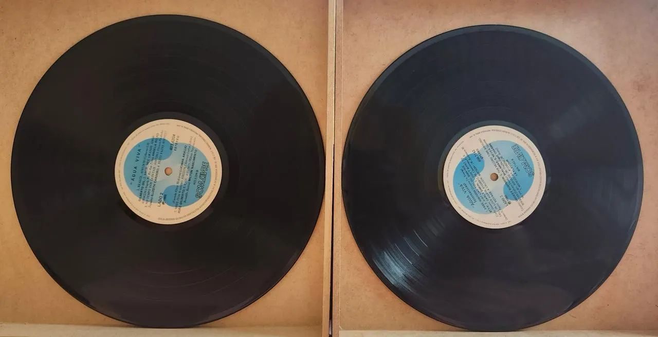 Água viva - disco de vinil- LP - 1980 - nacional e  internacional  - Foto 4