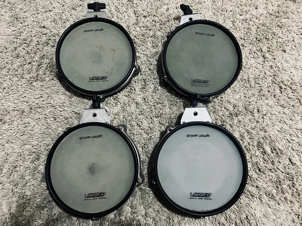 Pads para Bateria Eletrônica Staff Drum VWS9