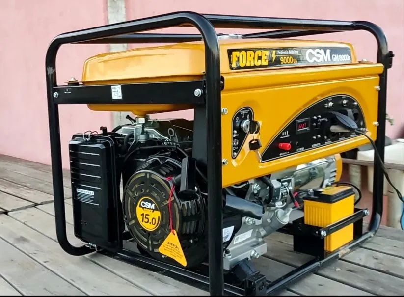 Gerador de Energia CSM 9KVA - GASOLINA - Máquinas pesadas para