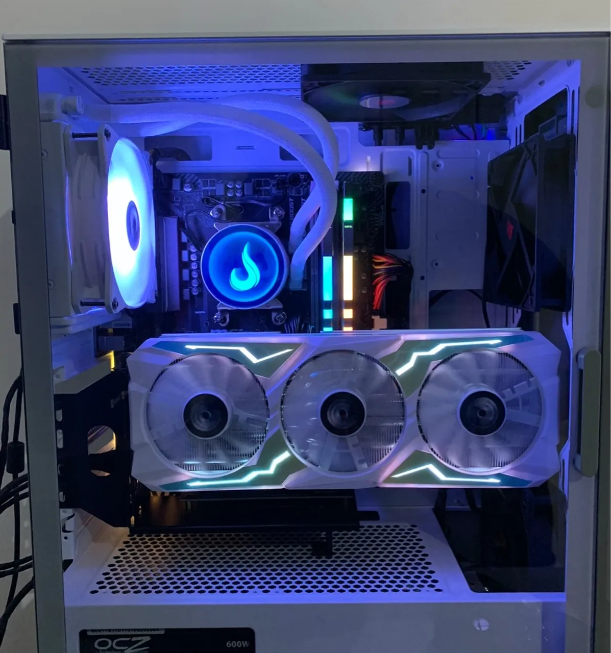 Placa de Vídeo MLLSE Gamer Top de Linha com LED RGB