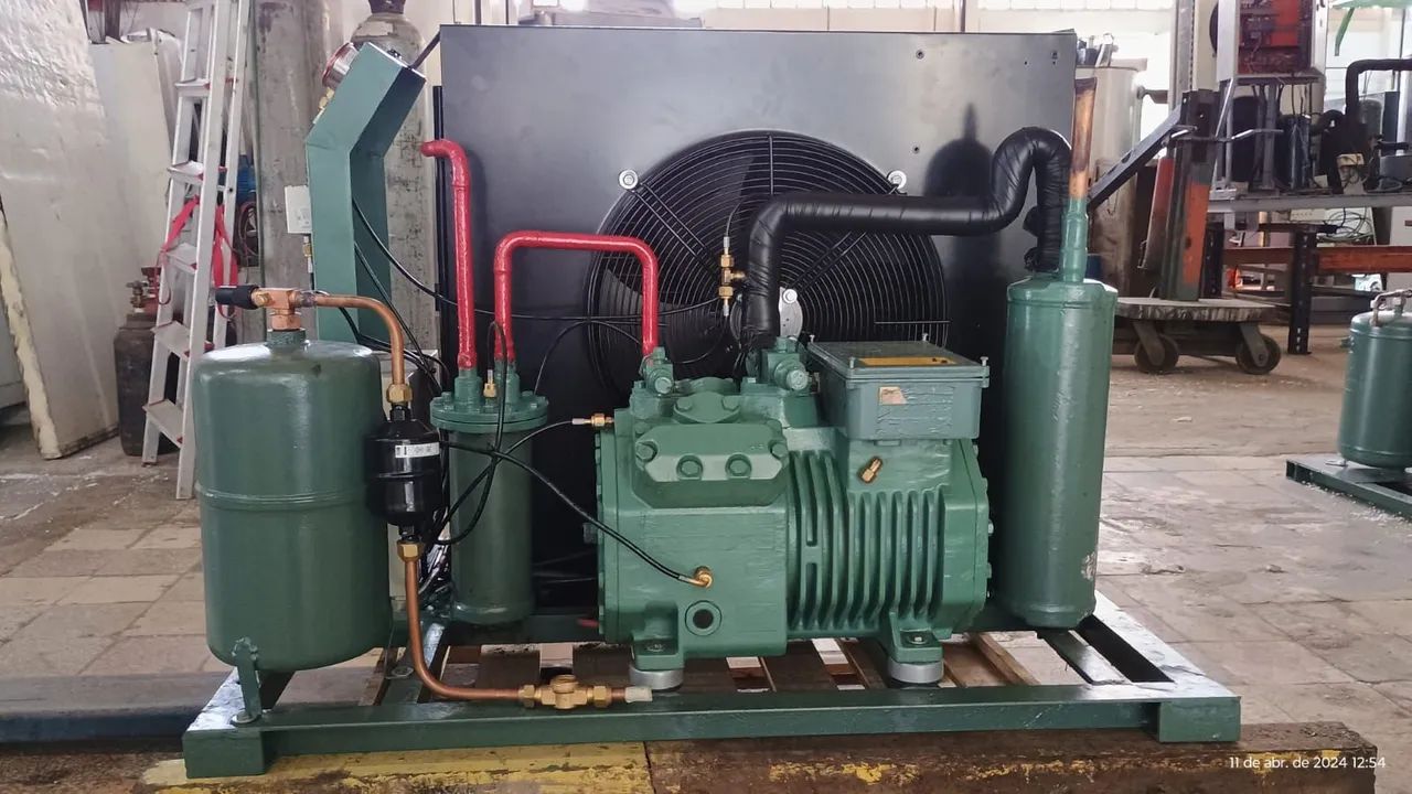 Unidade Condensadora com compressor recondicionado BITZER de Refrigeração Industrial - Foto 3