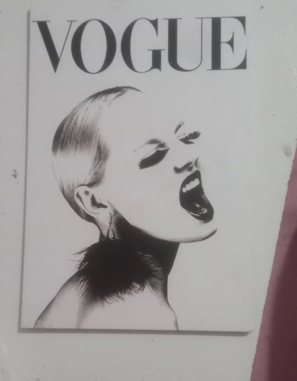 Kit duas placas Marilyn Monroe e vogue modelo - Foto 2