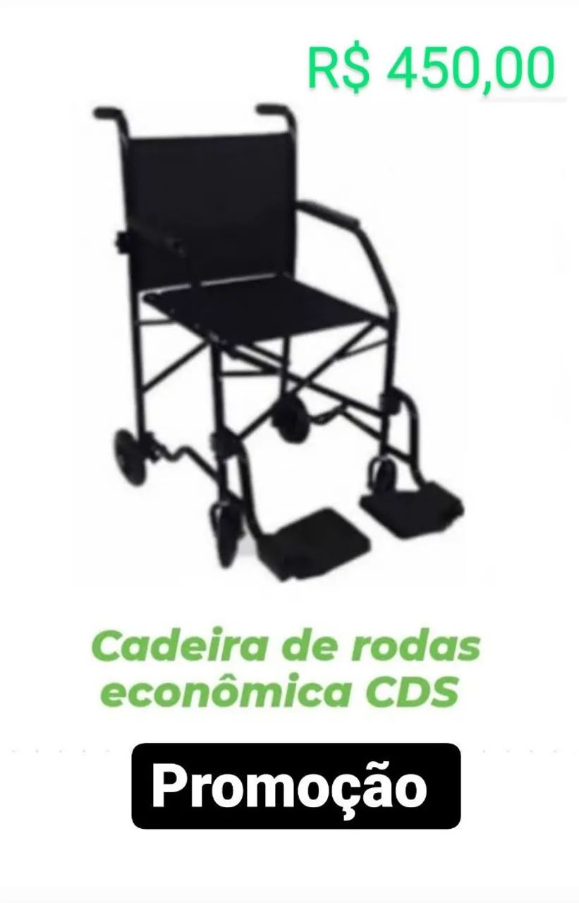 Cadeira de rodas econômica CDS 