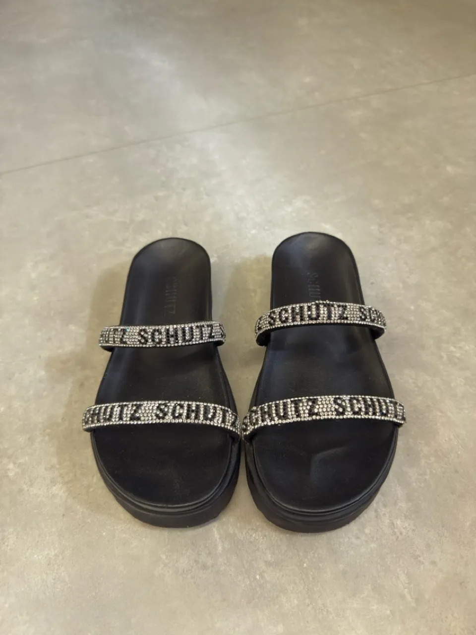 Sandálias Schutz com Strass