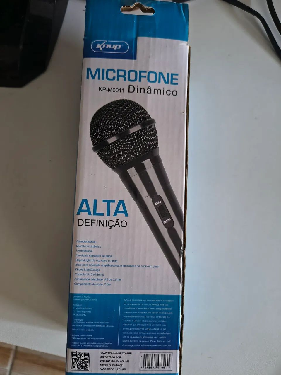 Microfone Dinâmico Knup KP-M0011 - Alta Definição - Foto 4