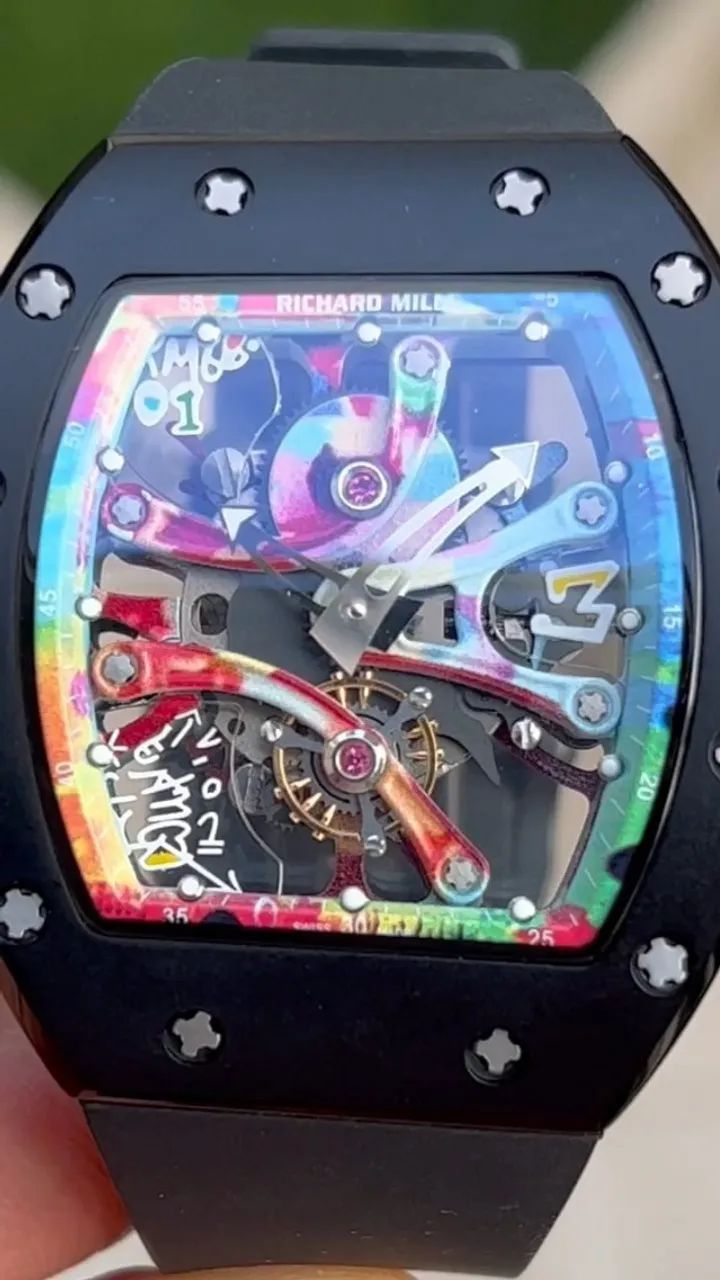 RELOGIO RICHARD MILLE Turbilhão Cyril Kongo 